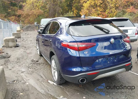 2018 Alfa Romeo Stelvio Ti Awd from USA, damaged, VIN ZASFAKBN1J7B92282